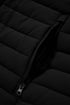 Plush Collared Quilted Zipped Puffer Vest
